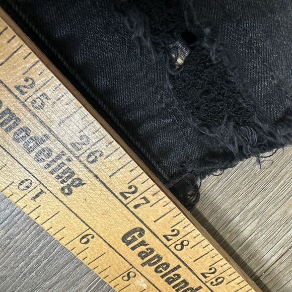 Judy Blue Skinny Fit Jeans‎ Leopard Print Patches Womens 7/28 Black Distressed - Picture 16 of 16